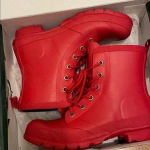 Red Ralph Lauren Rain Boots!